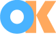 Logotipo OKTeam Team Building blanco